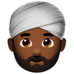 Turban man emoji